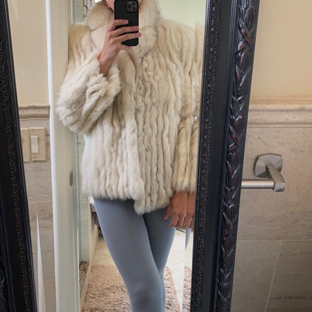 Saga Fox Genuine Fox Fur Jacket